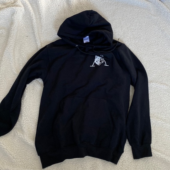 Black no name heavy duty hoodie - Picture 1 of 5